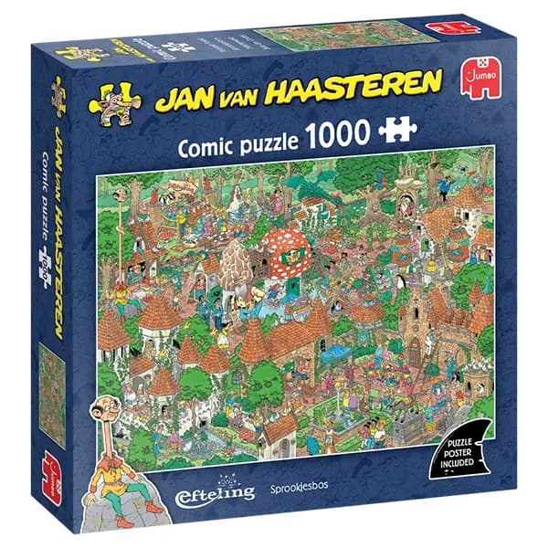 پازل 1000 تکه Jan van Haasteren جامبو طرح جنگل افسانه‌ای افتلینگ — تصویر ۲