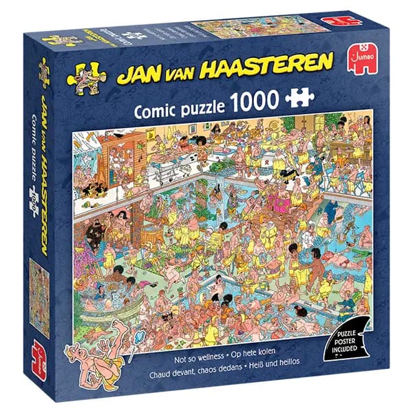 پازل 1000 تکه Jan van Haasteren جامبو طرح اسپا اما نه آن‌طور که باید!