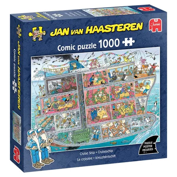 پازل 1000 تکه Jan van Haasteren جامبو طرح کشتی کروز