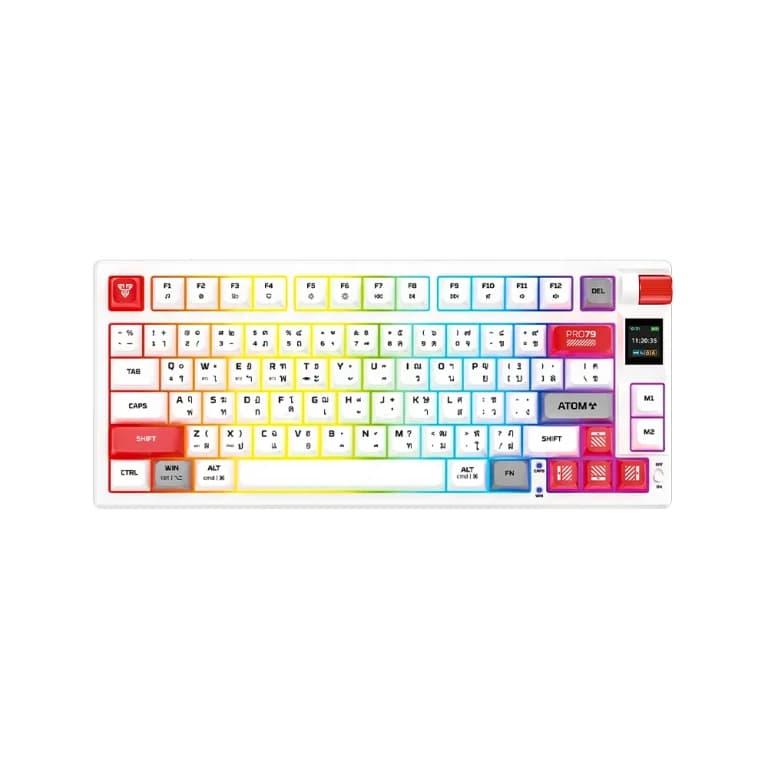 کیبورد گیمینگ فنتک مدلwh) ATOM PRO79 MK917) بی سیم — تصویر ۴