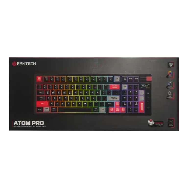 کیبورد گیمینگ فنتک مدBL) ATOM PRO79 MK917) بی سیم — تصویر ۵