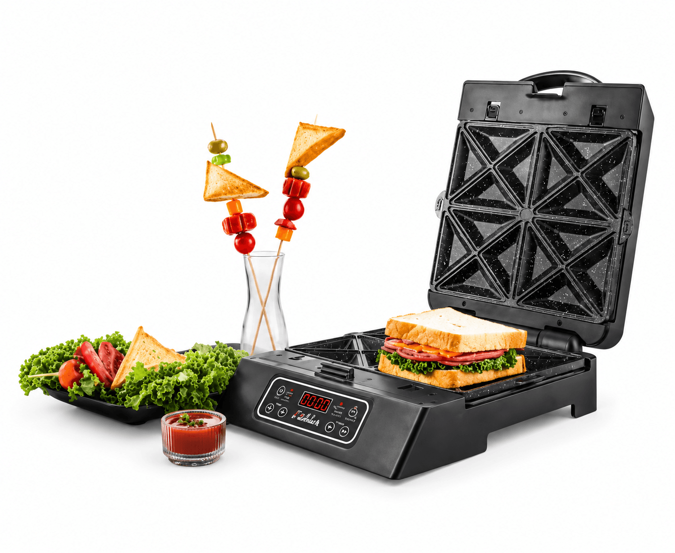 ساندویچ ساز دو سینی دیجیتال کاخلر مدل PRO2
