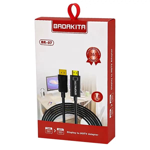 کابل Display 4k2k به BADAKITA HDMI مدل BR-07 طول 1.8 متر — تصویر ۱۱