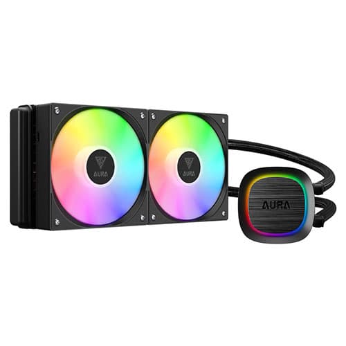 فن خنک کننده CPU گیم دیاس Gamdias AURA GL240 V2 RGB BK
