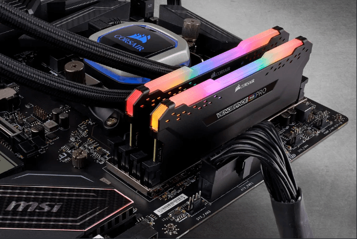 رم کامپیوتر کورسیر Vengeance RGB Pro DDR4 32GB Dual 3200MHz CL16 — تصویر ۱۲
