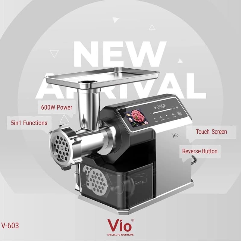 چرخ گوشت و عصاره گیر سه کاره ویو مدل v-603 — تصویر ۹
