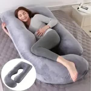 بالش بارداری مدل J مخمل | J shape | برند دی دل — تصویر ۱۰