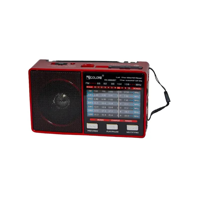 رادیو اسپیکر بلوتوثی Golon RX-8866BT (چراغ دار + چندکاره)