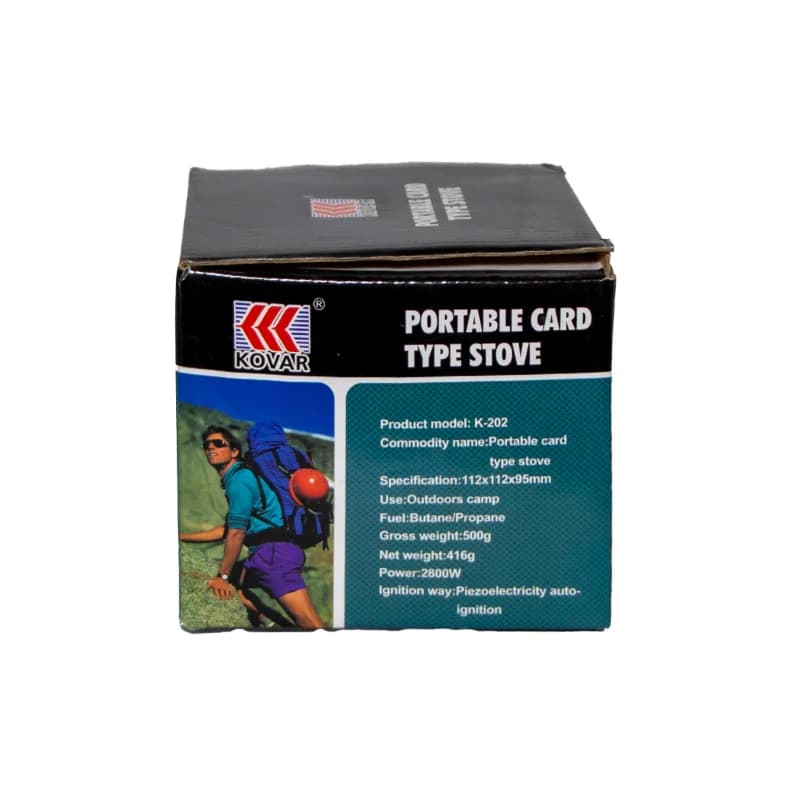 اجاق گاز مسافرتی KOVAR مدل K-202 (Portable Card Type Stove) — تصویر ۱۲