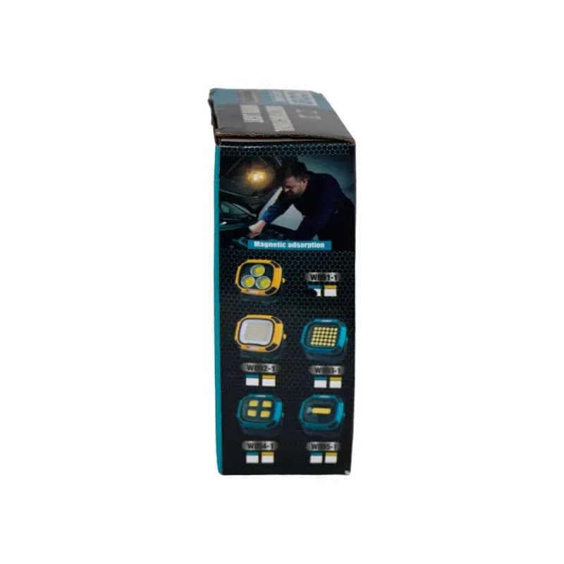 چراغ کار اسمال سان مدل W892-1 | نورافکن COB چندکاره شارژی با مگنت و قلاب — تصویر ۷