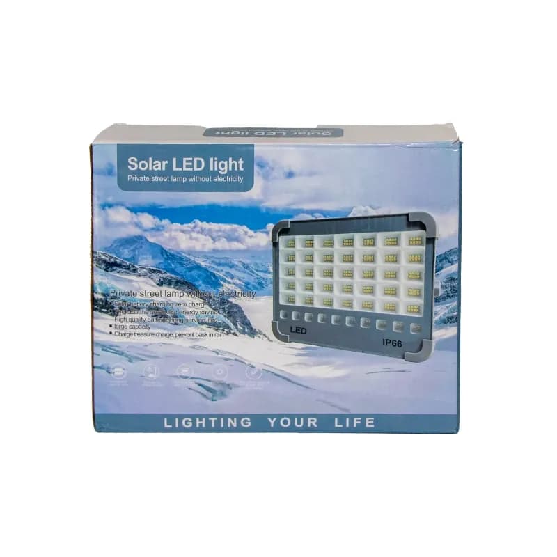چراغ خورشیدی LED دیواری IP66 | پروژکتور سولار ضدآب با شارژ USB — تصویر ۶