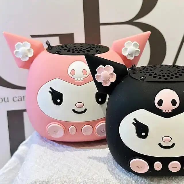 اسپیکر بلوتوثی قابل حمل طرح کرومی (Kuromi) مدل Call Me 🎧 — تصویر ۹