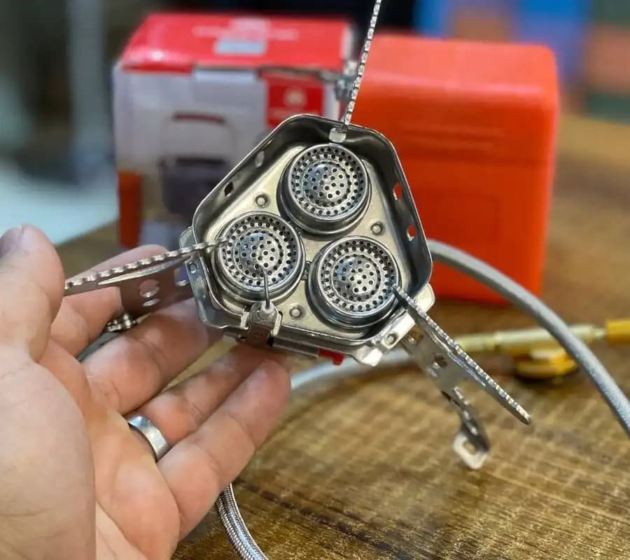 سرشعله سه شعله ضد باد کمپینگ (5800W) — تصویر ۳