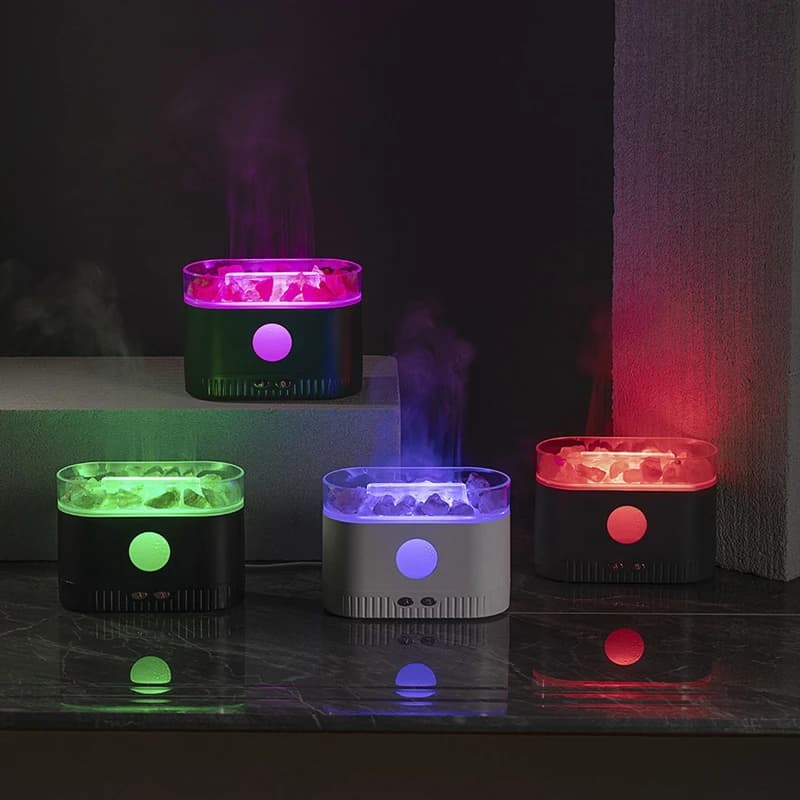 دستگاه بخور سرد مدل salt lamp aroma diffuser — تصویر ۶