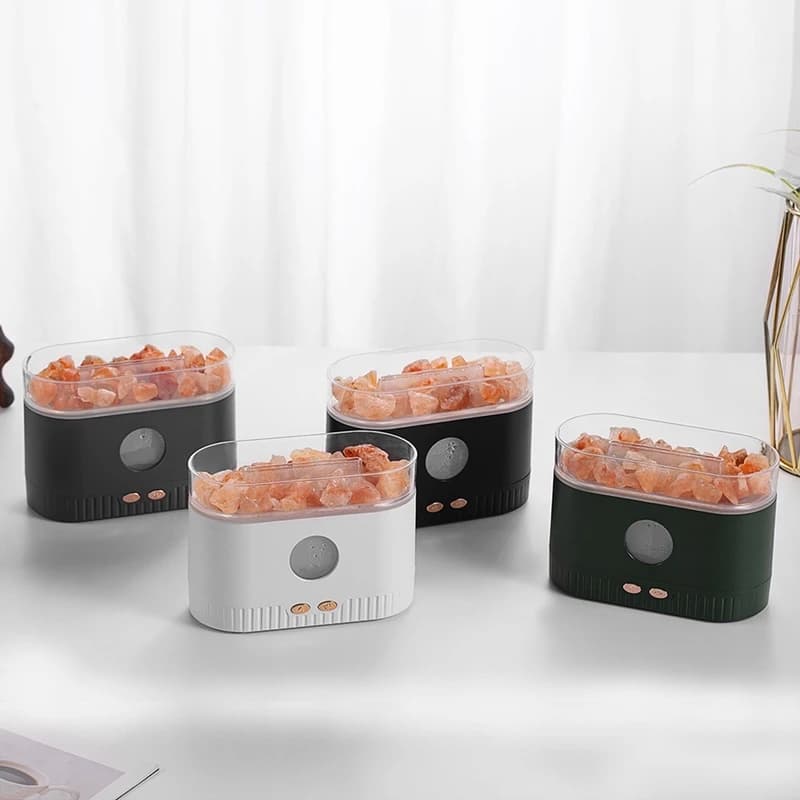 دستگاه بخور سرد مدل salt lamp aroma diffuser — تصویر ۴