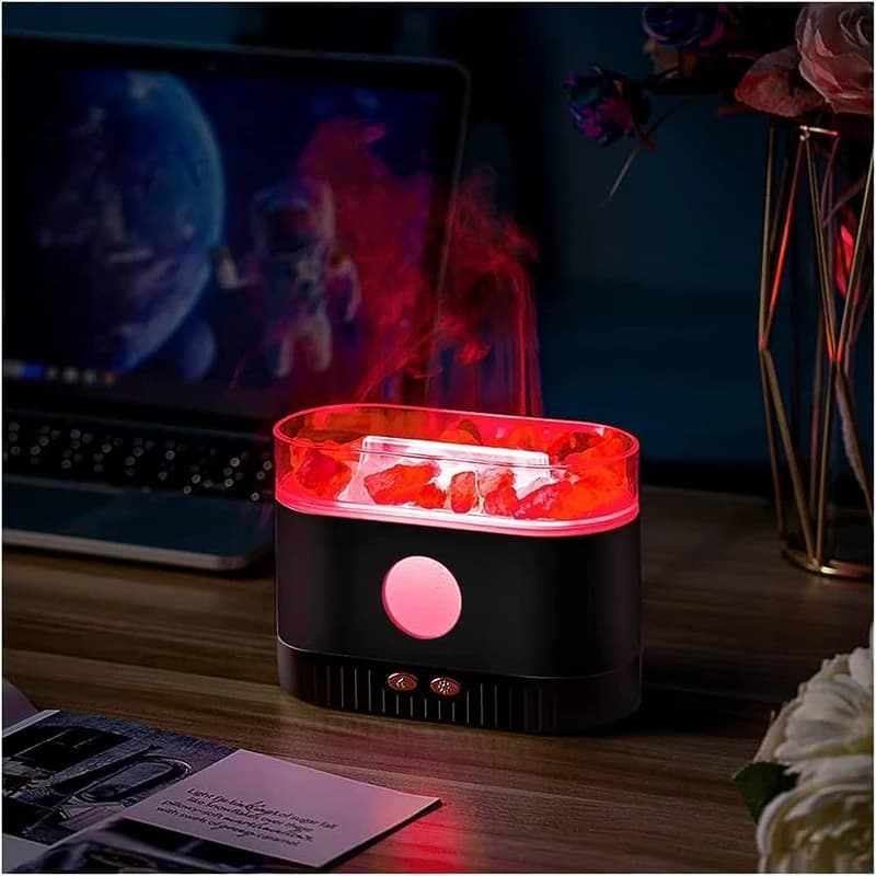 دستگاه بخور سرد مدل salt lamp aroma diffuser — تصویر ۵