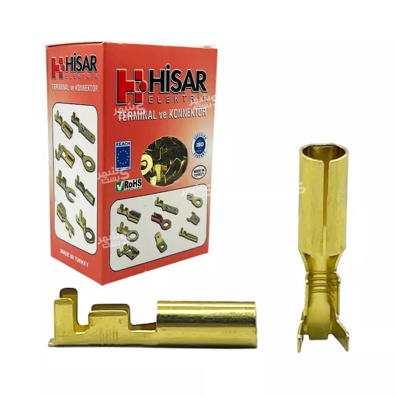 سر سیم فشاری لوله ای مادگی کد 10116.1 برند هیسار (HISAR)