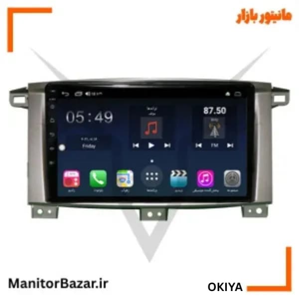 مانیتور تویوتا لندکروز ۲۰۱۶ تا ۲۰۱۹ برند اوکیا
