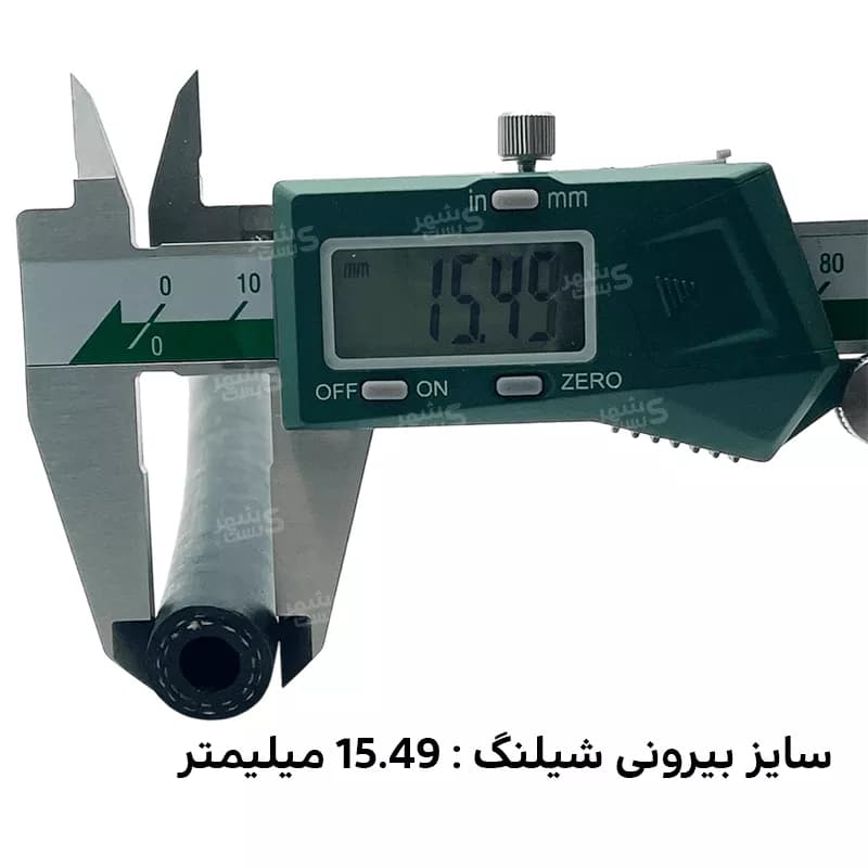 شیلنگ ضد بنزین دولایه نخدار روصاف 8 میلی متر 5/16 اینچ برند پلی هوس POLYHOSE — تصویر ۷