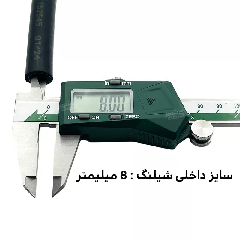 شیلنگ ضد بنزین دولایه نخدار روصاف 8 میلی متر 5/16 اینچ برند پلی هوس POLYHOSE — تصویر ۶