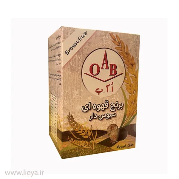برنج قهوه ای سبوس دار اُ آ ب – 700 گرم — تصویر ۷