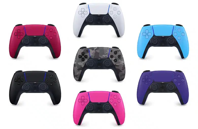 دسته PS5 آبی کروم PlayStation DualSense — تصویر ۱۰