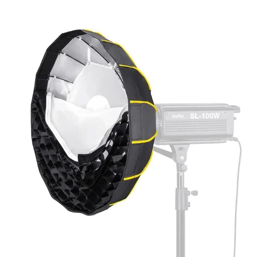 پارابوليک پرتابل نايس فتو Nicefoto 120cm Portable Parabolic Soft Box — تصویر ۱۲