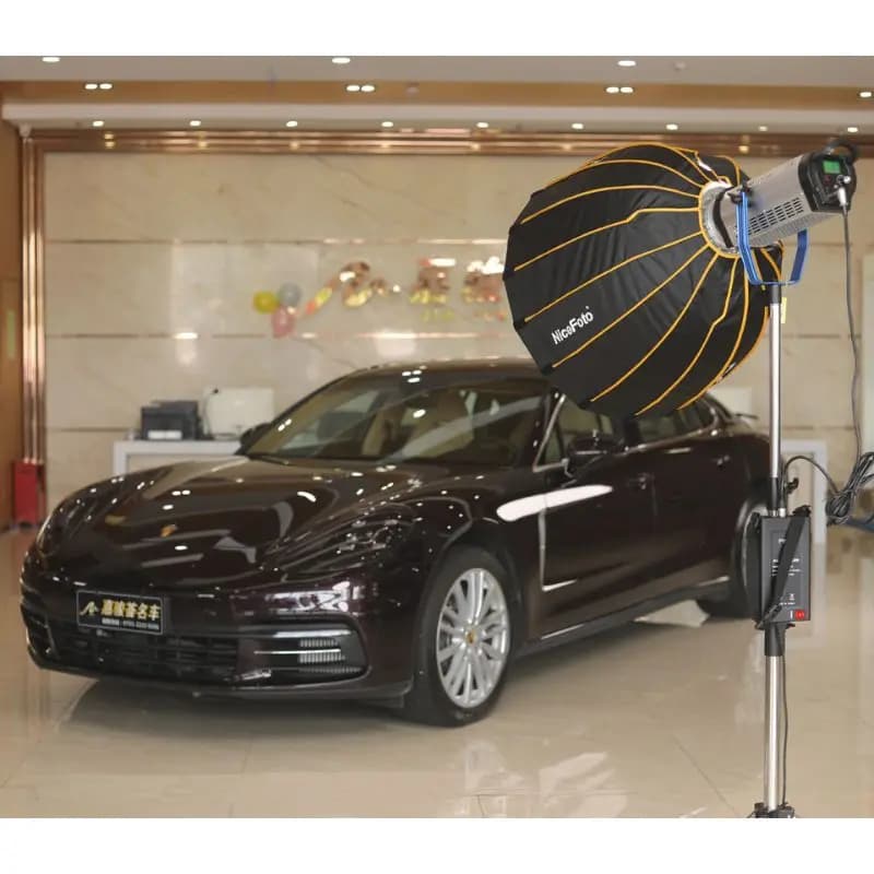 پارابوليک پرتابل نايس فتو Nicefoto 120cm Portable Parabolic Soft Box — تصویر ۶