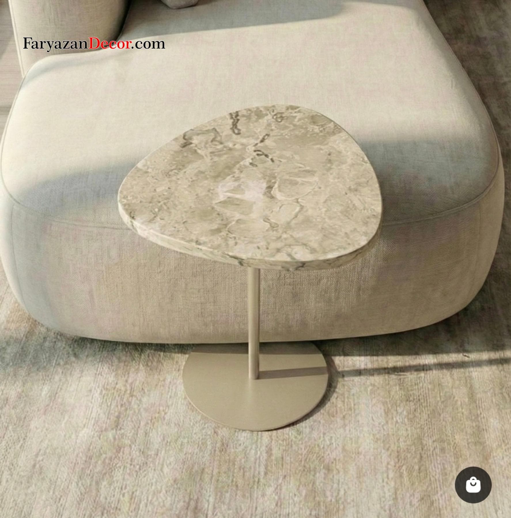میزکنارمبلی وکیومی فریازان دکور مدلZ100 — تصویر ۸