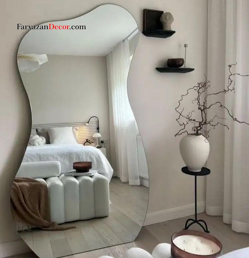 آینه دفرمه فریازان دکور مدل Darya