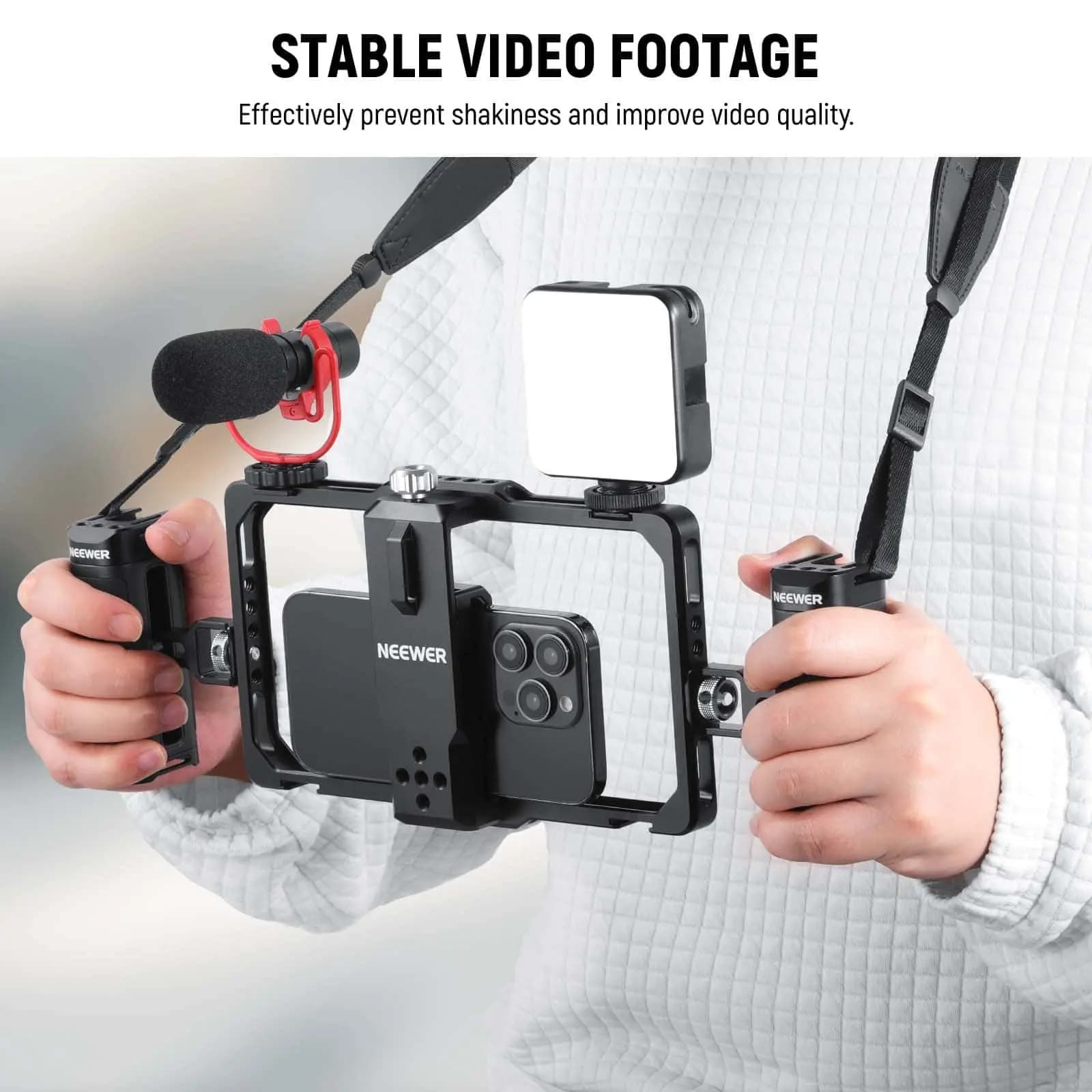 کیج موبایل نیور NEEWER PA009S Smartphone Video Rig — تصویر ۱۱
