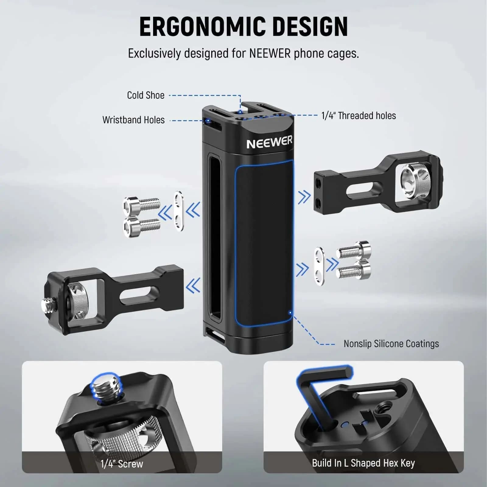 کیج موبایل نیور NEEWER PA009S Smartphone Video Rig — تصویر ۶
