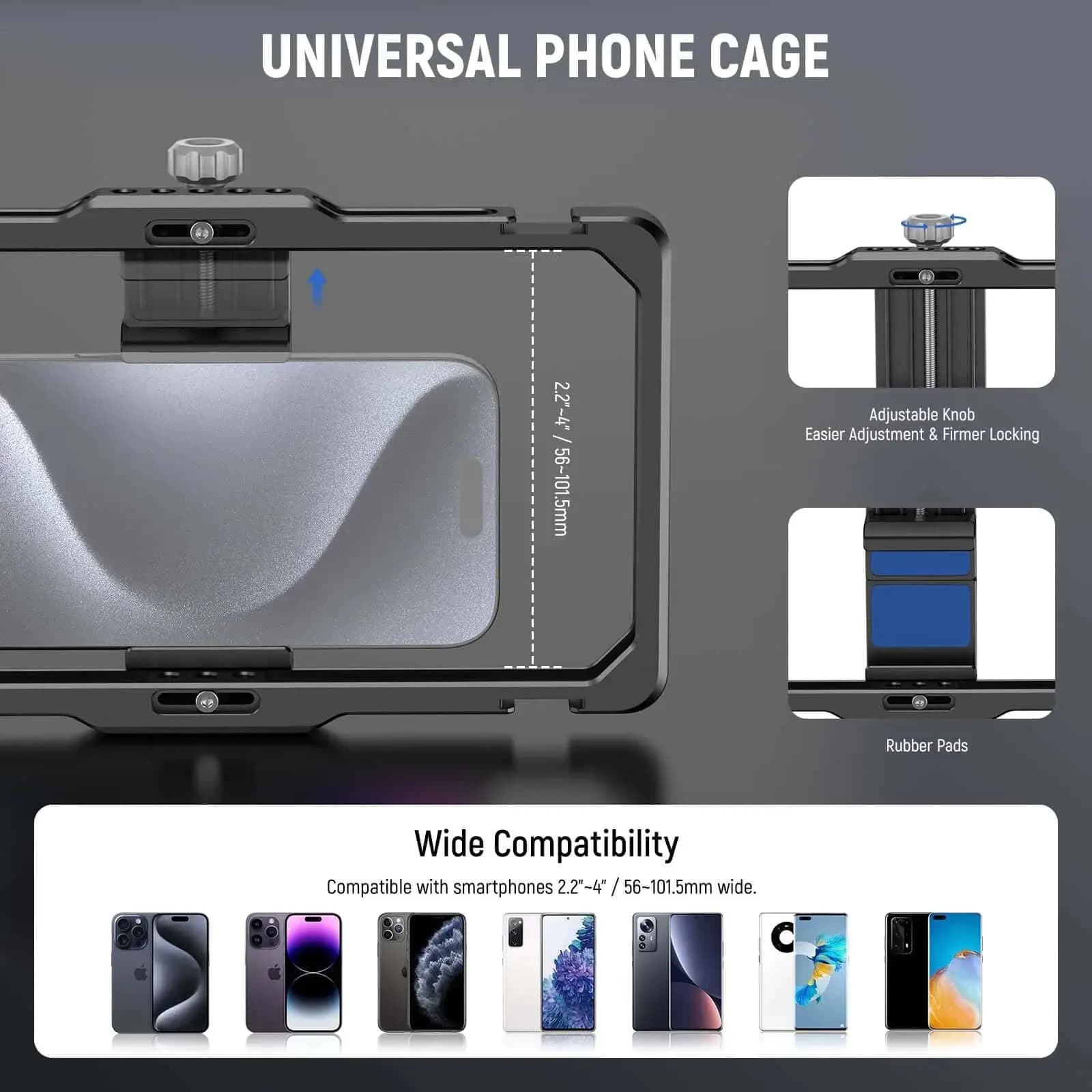 کیج موبایل نیور NEEWER PA009S Smartphone Video Rig — تصویر ۹