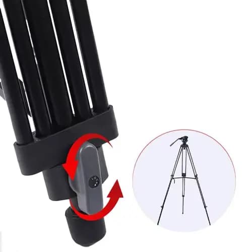 سه پایه فیلمبرداری بیک Beike Q2600 Video Tripod — تصویر ۳