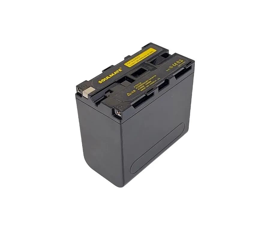 باتری دوربین Soulmate S-H-F970 با ظرفیت 9000mAh و شارژر داخلی