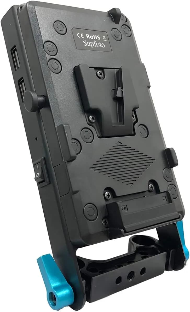 پلیت باتری V-Mount Battery Plate 15mm Rod Mount — تصویر ۹