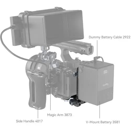 پلیت نصب باتری SmallRig V-Mount Battery Mounting Plate — تصویر ۶