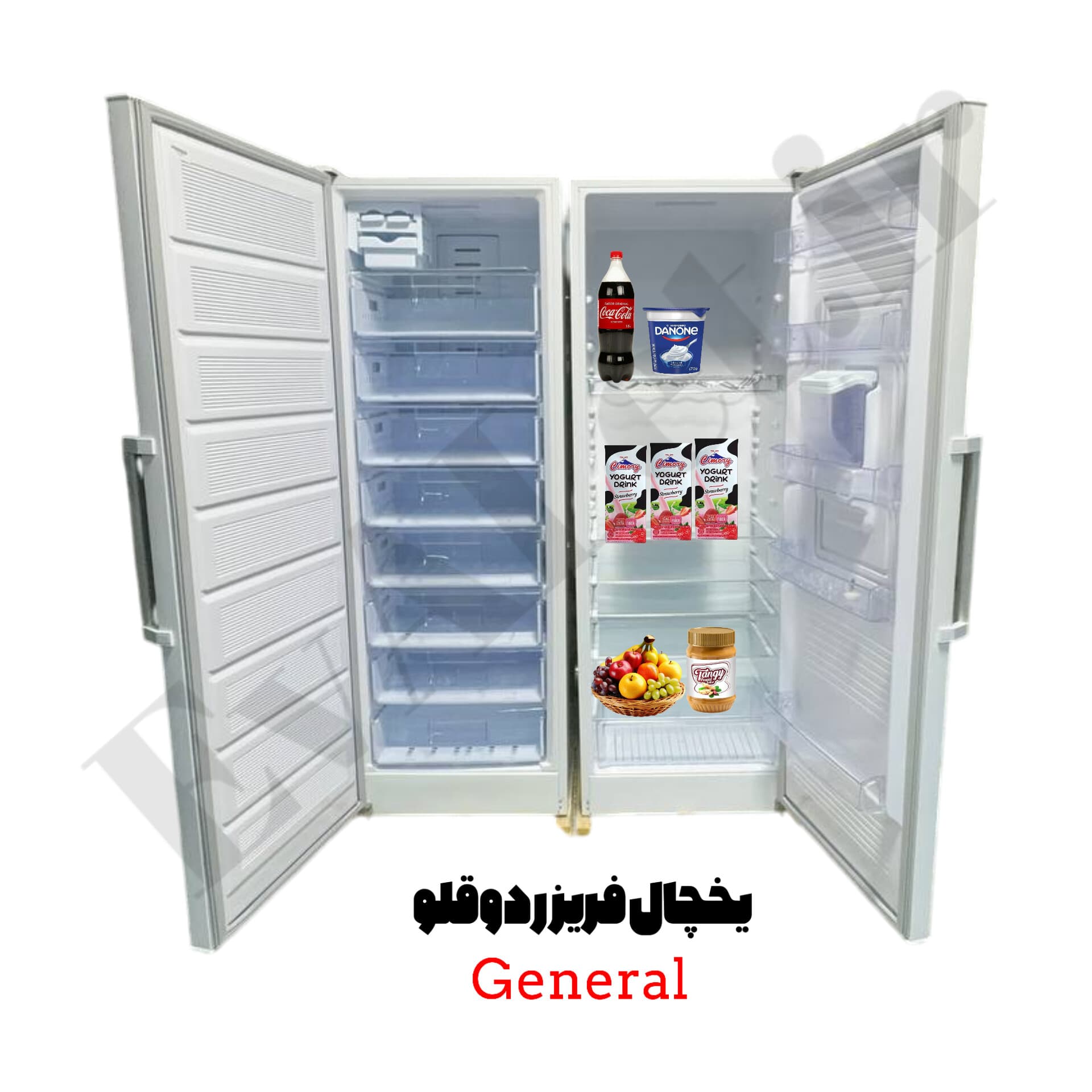 یخچال و فریزر 40 فوت دوقلو جنرال مدل R20 — تصویر ۱۱