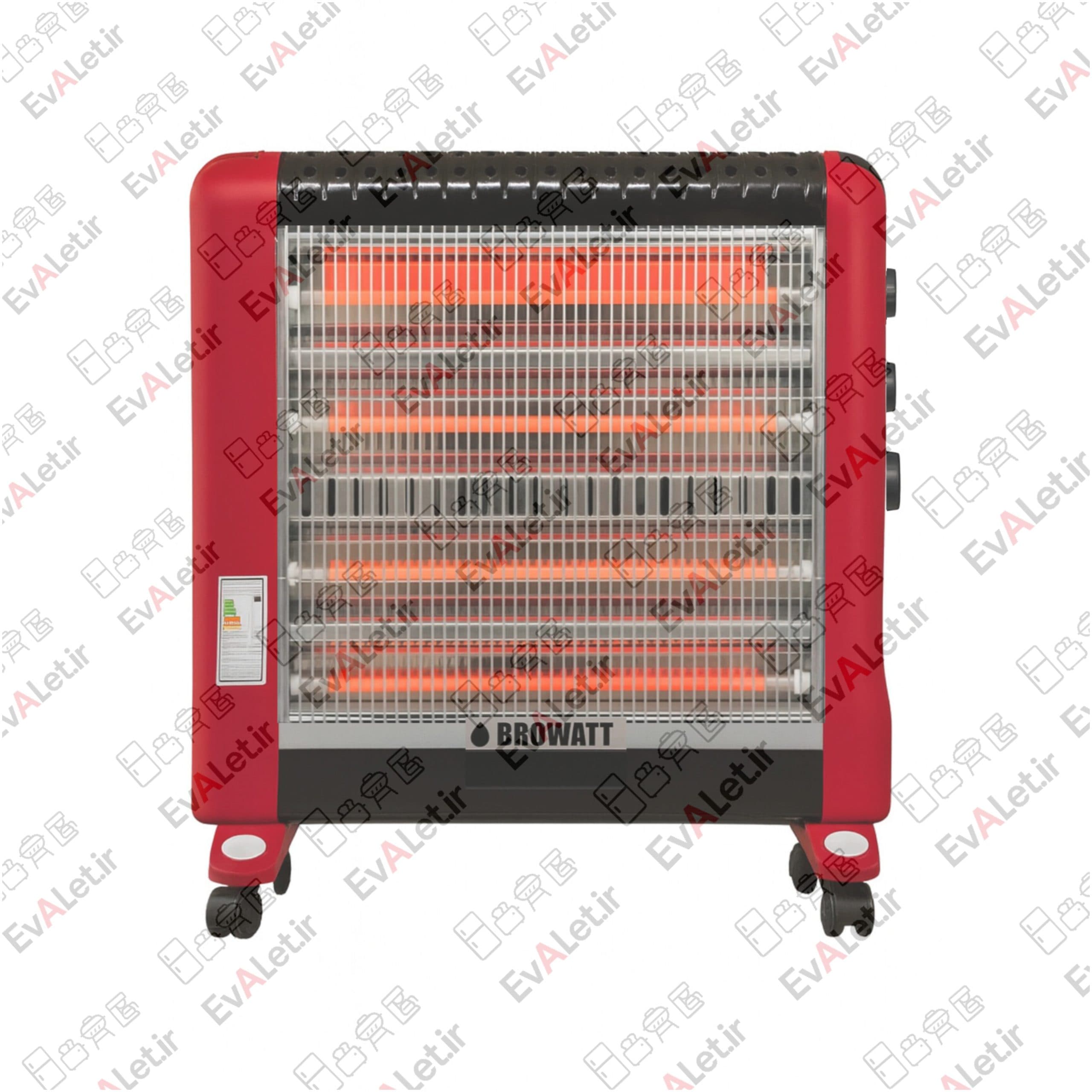بخاری برقی بروات مدل Br_2400 — تصویر ۸