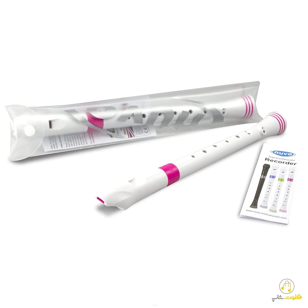 فلوت ریکوردر نوو Nuvo صورتی — تصویر ۹