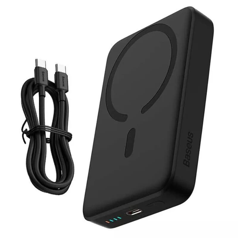 پاوربانک باسئوس 20 وات مدل Magnetic Mini ظرفیت 10000 میلی آمپر PPCX070001 — تصویر ۹