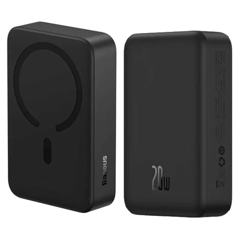 پاور بانک 20 وات باسئوس مدل Magnetic Mini ظرفیت 20000 میلی آمپر PPCX150001 — تصویر ۸