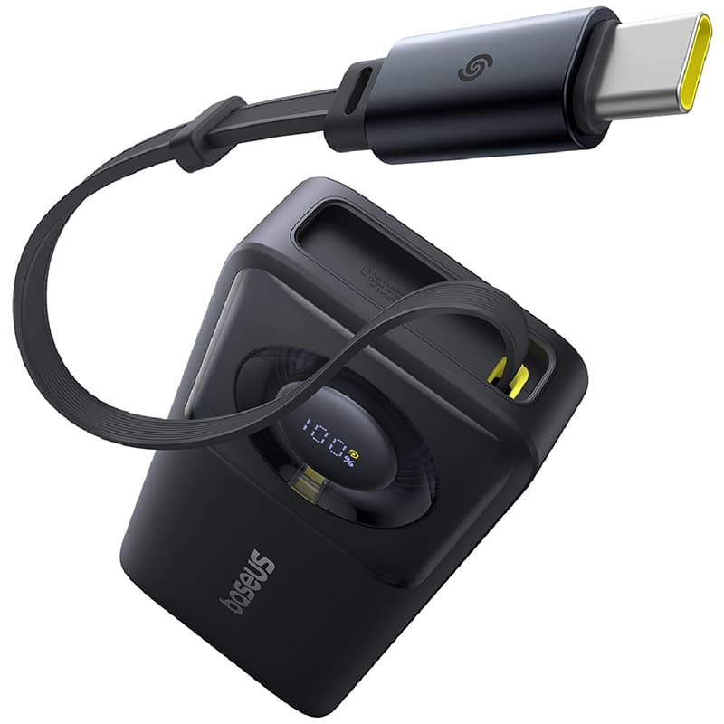 پاوربانک 30 وات باسئوس مدل Baseus Free2Pull ظرفیت 10000میلی آمپر P10073701123