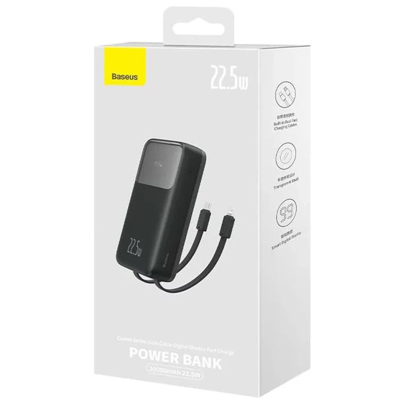 پاوربانک باسئوس 22.5 وات مدل Comet Series ظرفیت 20000 میلی آمپر PPMD020001 — تصویر ۵