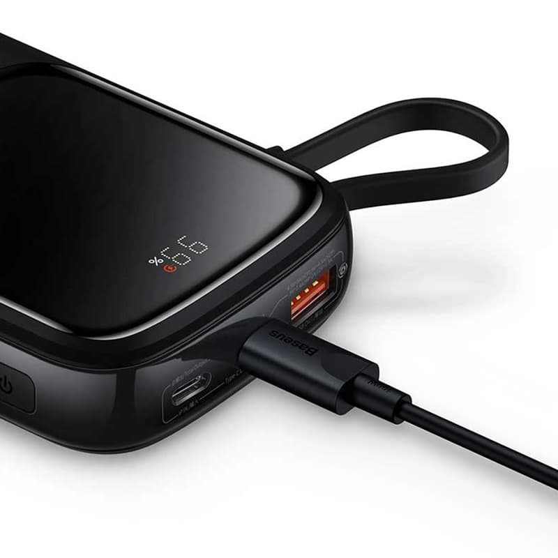 پاوربانک باسئوس 20 وات مدل Baseus Qpow Pro ظرفیت 10000 میلی‌ آمپر PPQD060001 — تصویر ۳