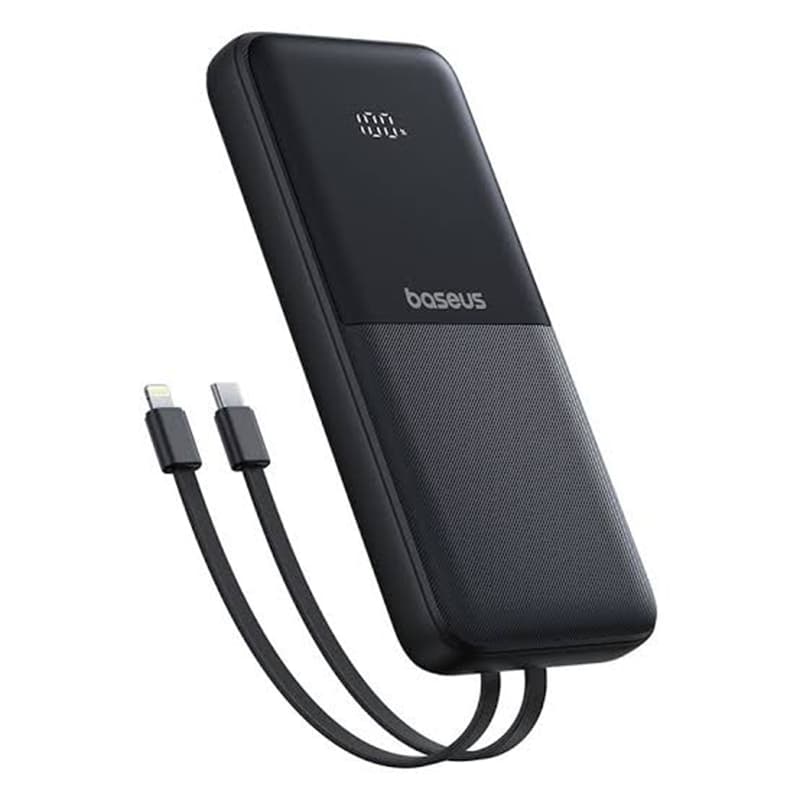 پاوربانک 22.5 وات باسئوس ظرفیت 10000میلی آمپر ساعت P10079102123 مدل Airpow Lite — تصویر ۵