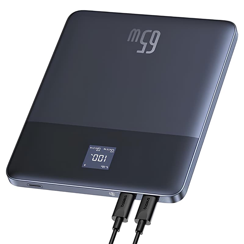 پاوربانک باسئوس 65W مدل Blade2 با ظرفیت 12000 میلیآمپر P1006831323 — تصویر ۹