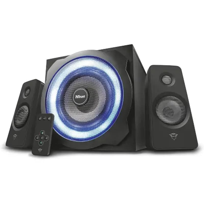 اسپیکر گیمینگ تراست مدل GXT629 TYTAN ۲.۱ با نور RGB — تصویر ۳
