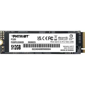 حافظه اس اس دی اینترنال پتریوت مدل P320 M.2 2280 NVMe ظرفیت 512 گیگابایت — تصویر ۲