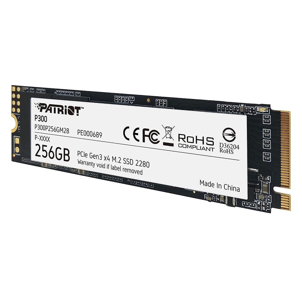 حافظه اس اس دی اینترنال پتریوت مدل P300 M.2 2280 NVMe ظرفیت 256 گیگابایت — تصویر ۶